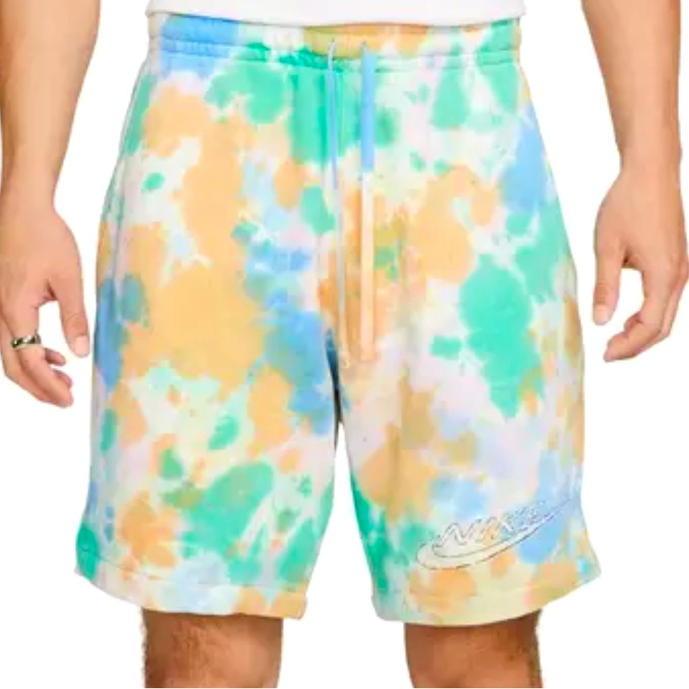 Nike Men's Sportswear Gel Tie-Dye French Terry Shorts Large